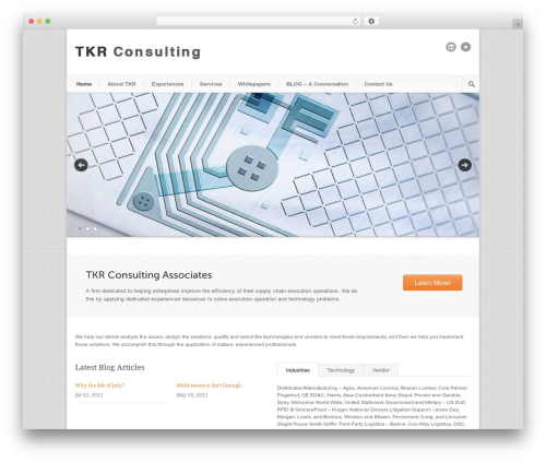 TKR WordPress theme - tkrconsulting.com/tkr