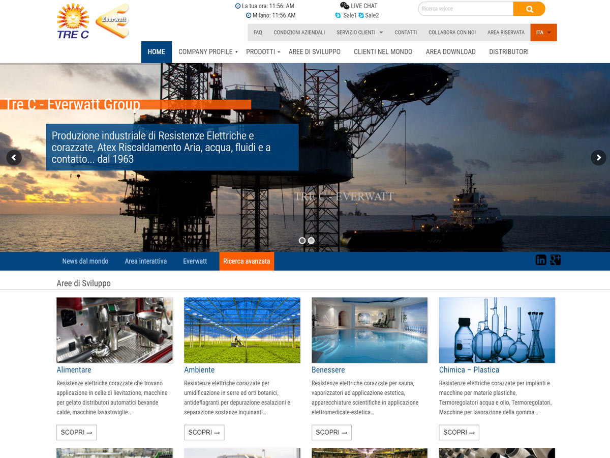 Tre C responsive WordPress theme by RSW Studio s.n.c