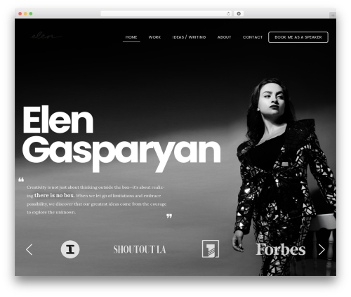 WordPress theme Peter - elengasparyan.com