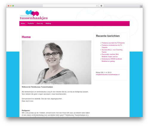 WordPress theme Responsive - tekstbureau-tussenhaakjes.nl