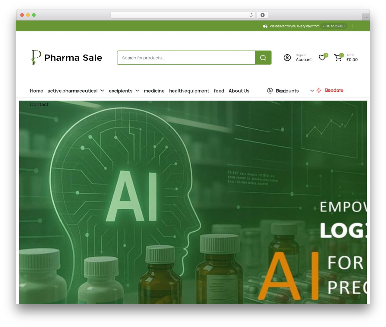 Blonwe Child WordPress store theme - pharmasale.tech