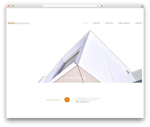 cherry WordPress theme design - gva-arquitectos.com