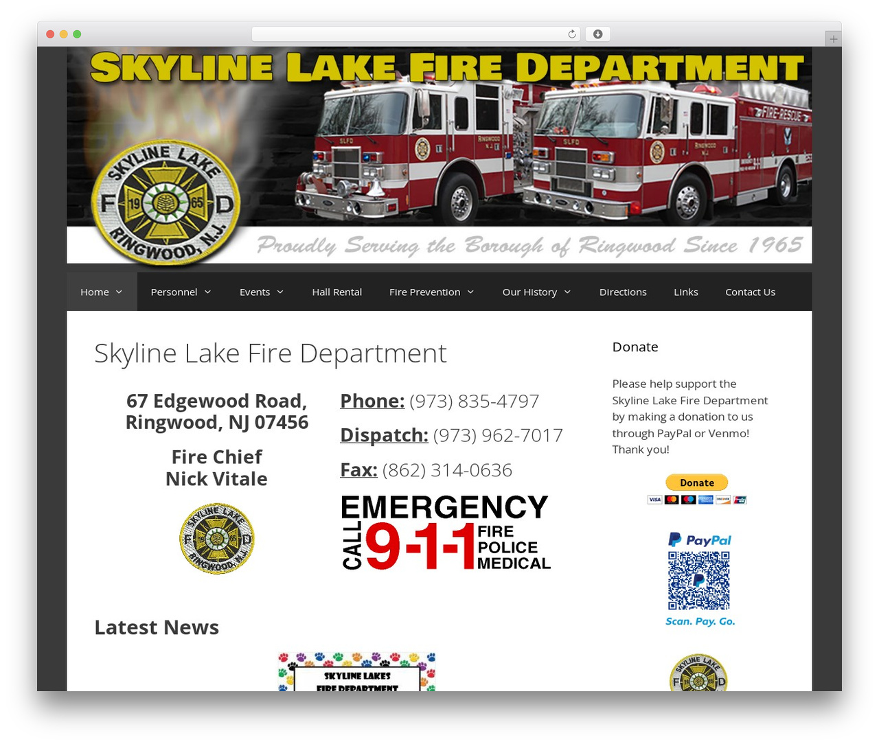 GeneratePress premium WordPress theme - skylinelakefire.com