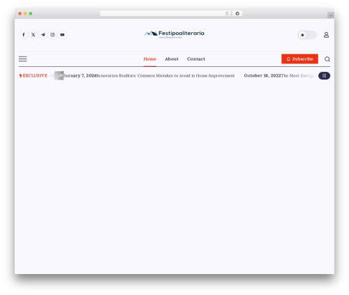 Theme WordPress Blogsy - festipoaliteraria.com Theme WordPress Blogsy - festipoaliteraria.com