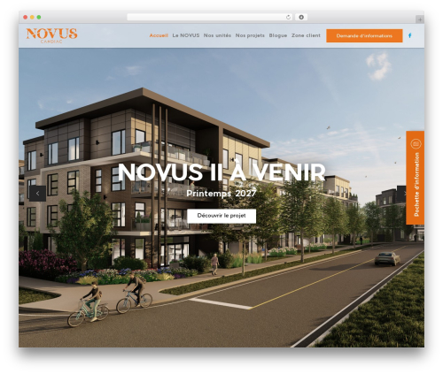 Theme WordPress Theme #1 - Microsite - novuscandiac.com