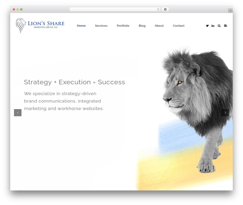 WordPress theme Hind - lionsshare.com