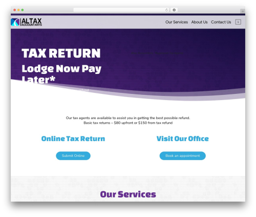 Altax WordPress theme - www.altax.com.au