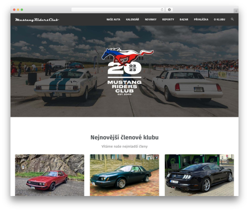 Best WordPress theme Carmen - mustangridersclub.cz