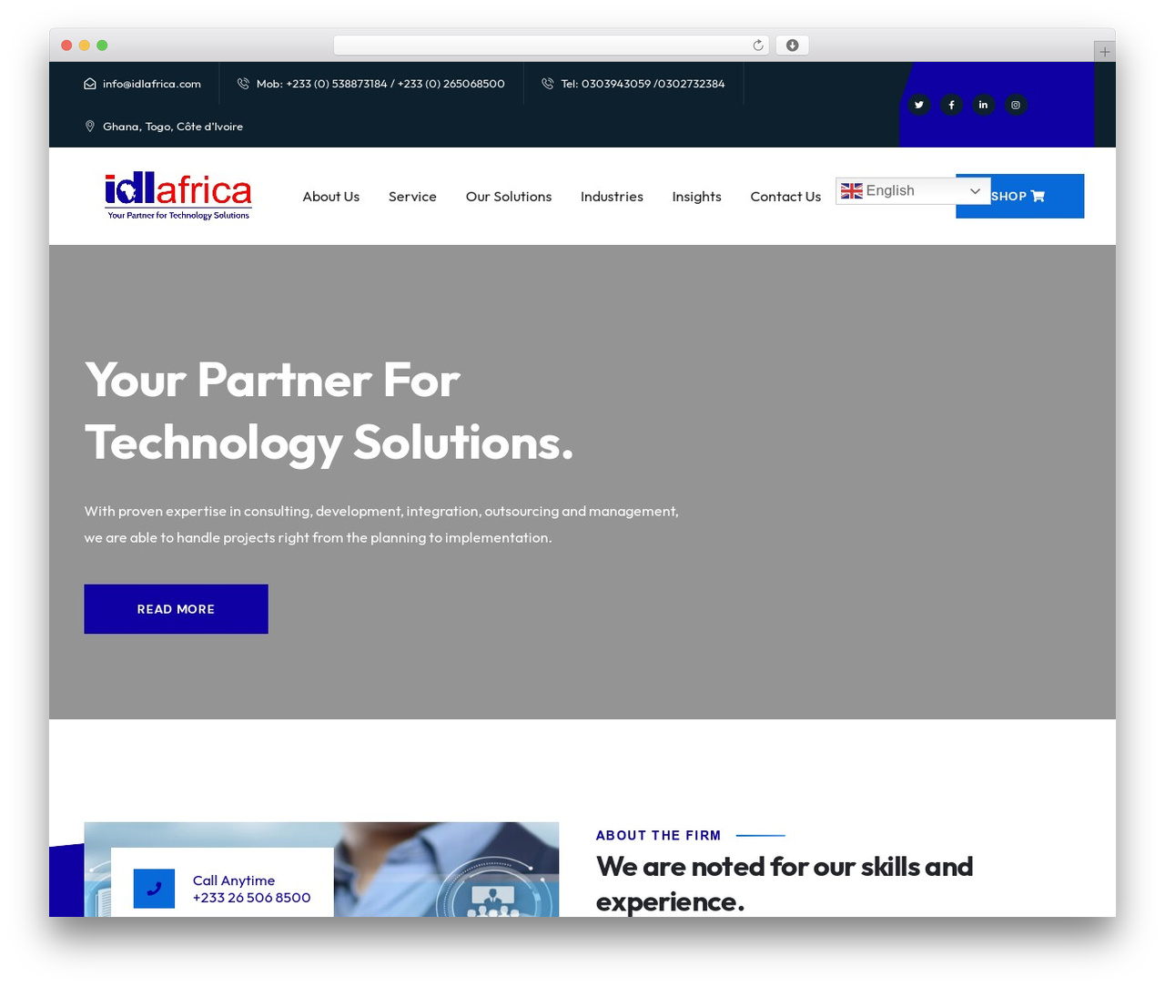 Oitech theme WordPress - idlafrica.com Oitech theme WordPress - idlafrica.com