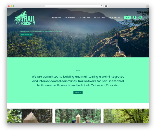 WordPress theme BITS CUSTOM THEME - bowenislandtrailsociety.ca