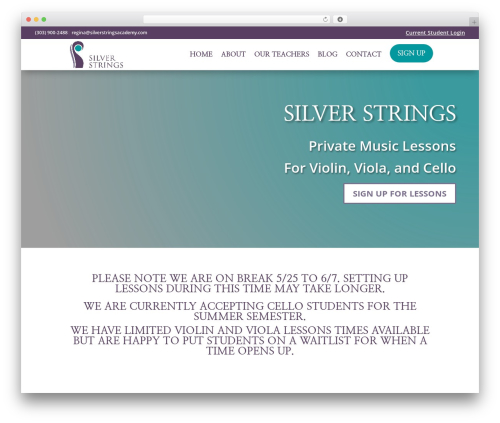 Testify WordPress plugin - silverstringsacademy.com