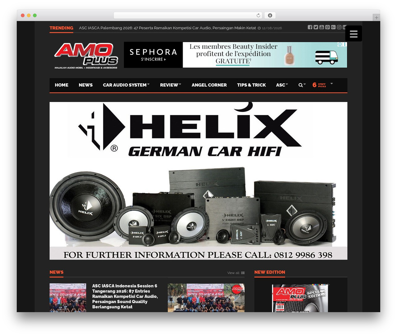 WordPress theme Goliath - amoplusmagz.com