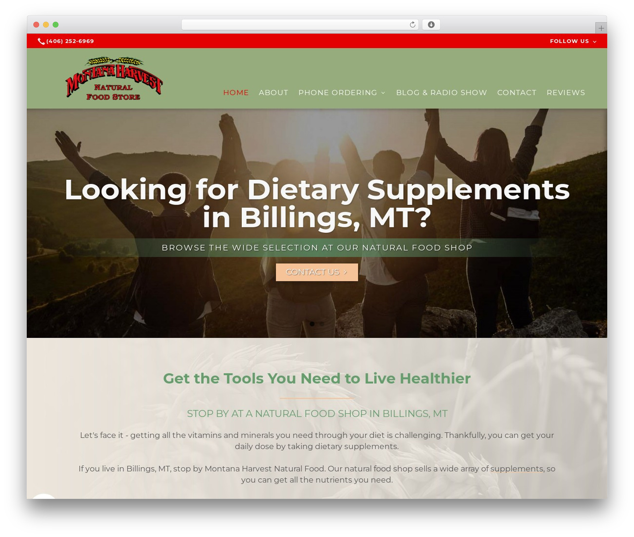 Best WordPress theme Beacon Theme - montanaharvest.com
