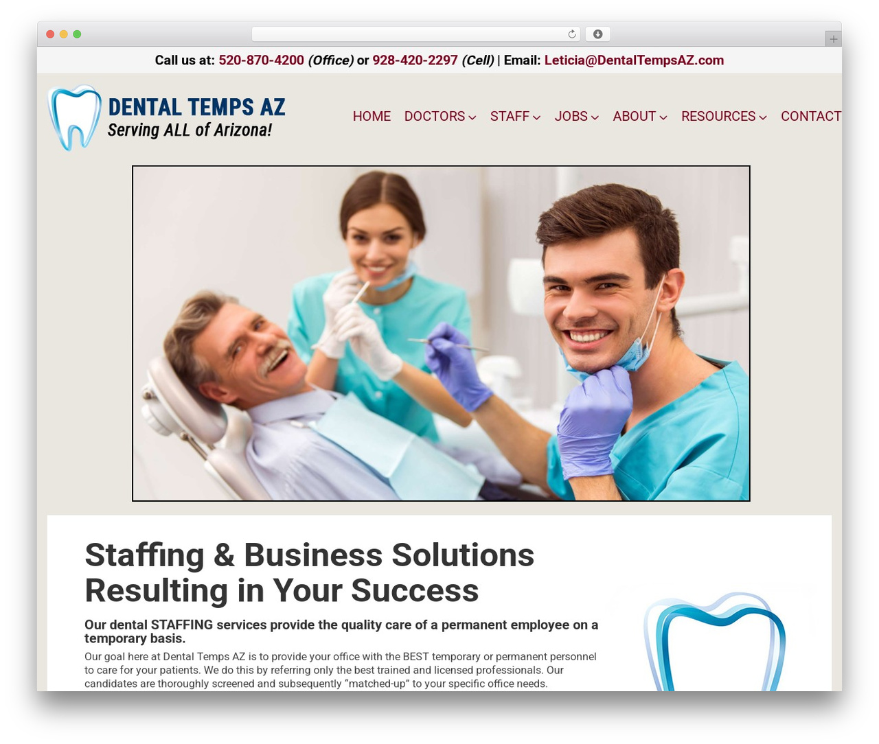 Cherry Framework best WordPress theme - dentaltempsaz.com