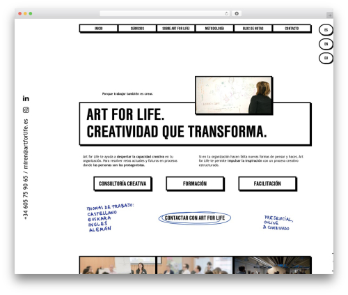 Grenada theme WordPress - artforlife.es