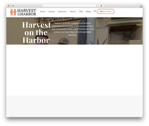 Hello Elementor WordPress theme - harvestontheharbor.com