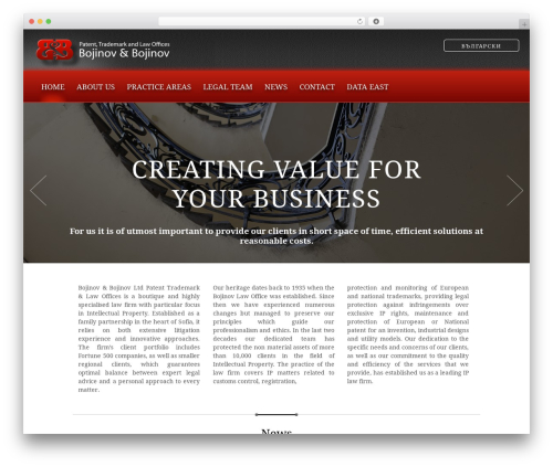 Lawyers theme WordPress - ptmbojinov.com