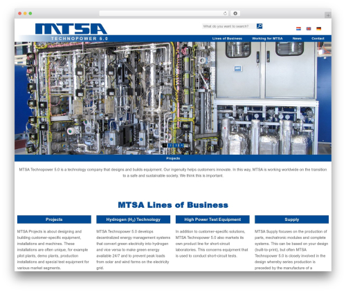 MTSA WordPress theme - mtsa.nl