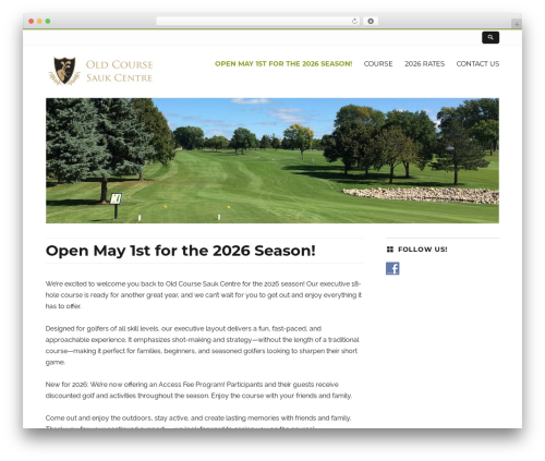 Nucleus WordPress theme - saukgolf.com Nucleus WordPress theme - saukgolf.com