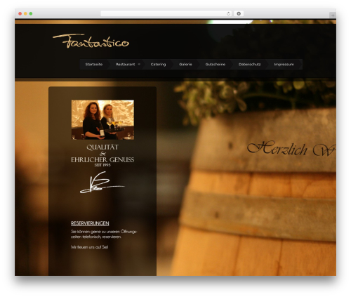 Storm WordPress theme - restaurant-fantastico.de