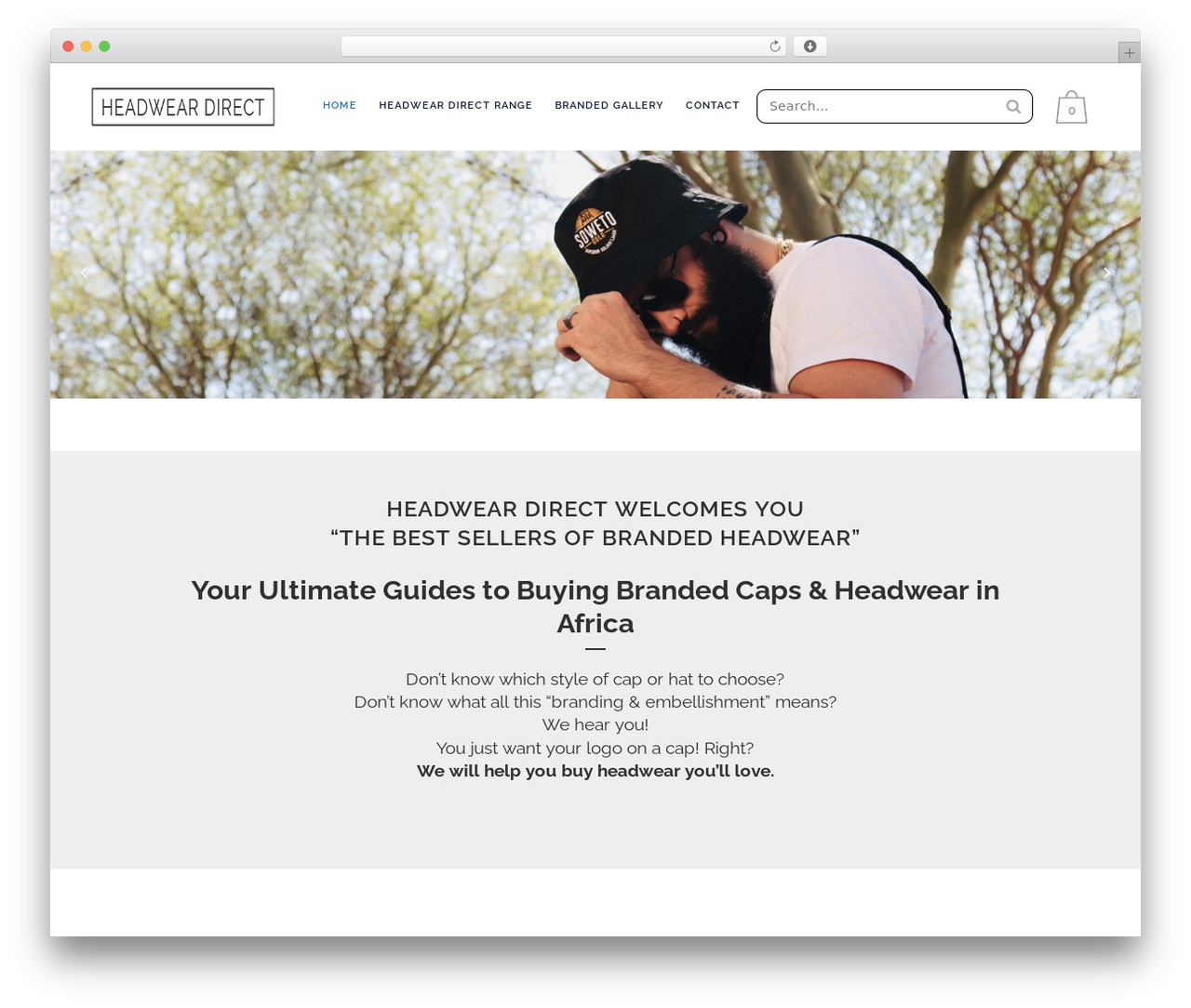 Theme WordPress Bridge - headweardirect.co.za