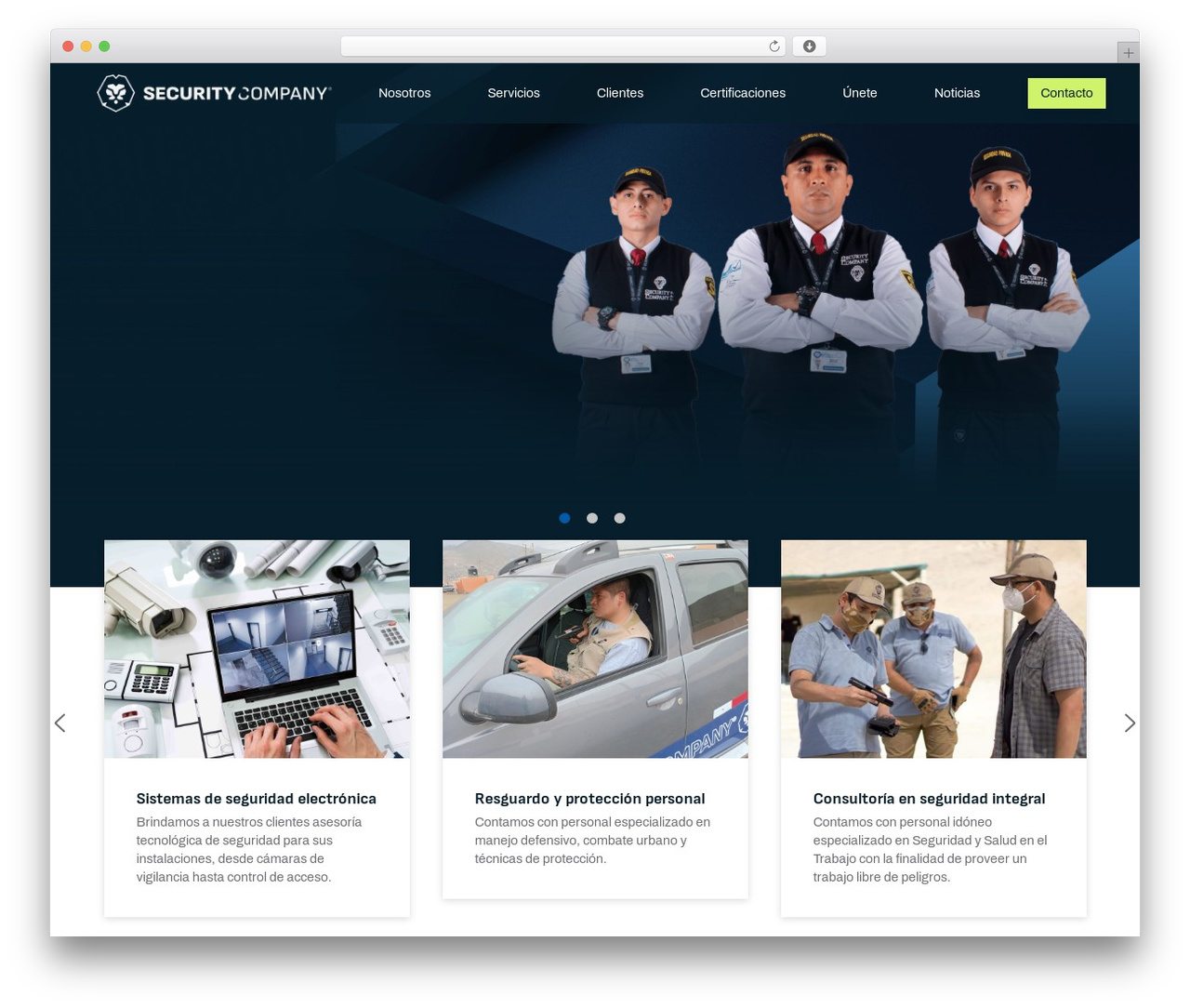 Theme WordPress malcolm - securitycompany.pe