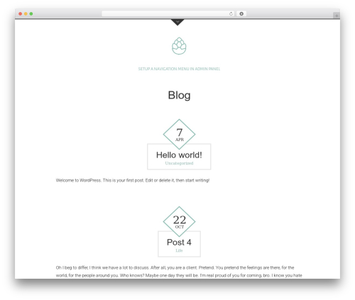 Theme WordPress PineCone - cambiumcreek.com