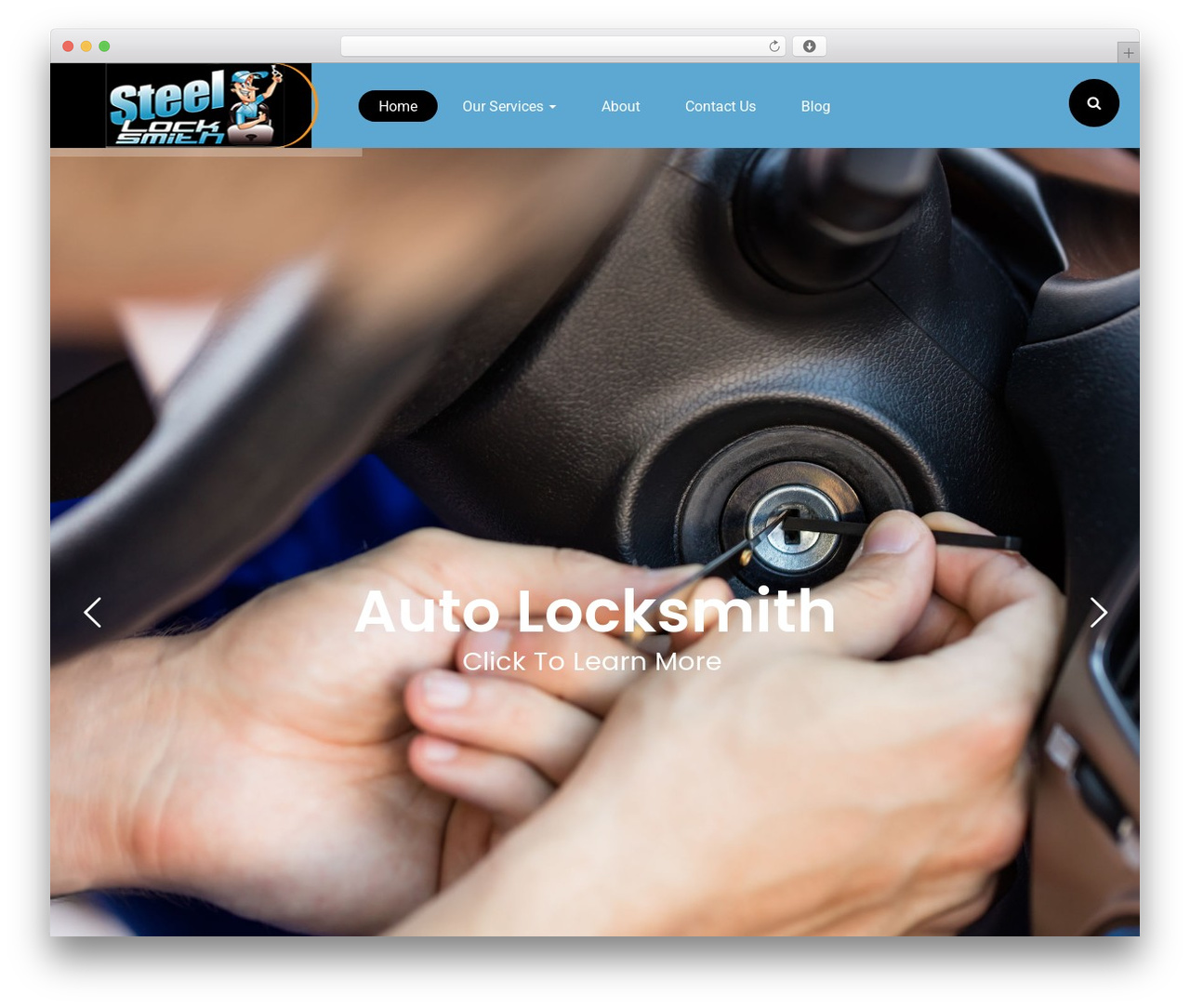 WordPress theme Locksmith - steellocksmithfortlauderdale.com