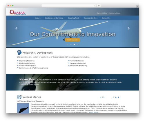 Bootstrap Basic theme WordPress free - quasarfs.com