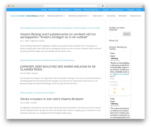 Divi theme WordPress - vlaamsbelangvlaamsbrabant.org