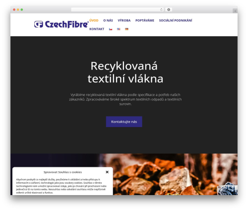 Divi top WordPress theme - czechfibre.cz