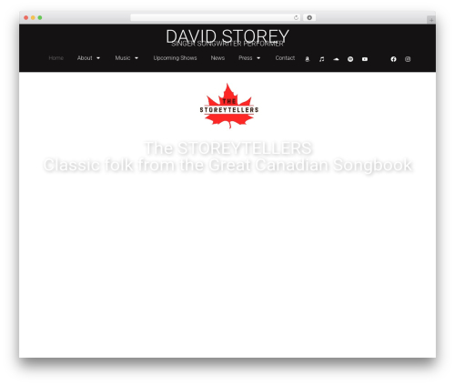 Hello Elementor WordPress theme - davidstoreymusic.com