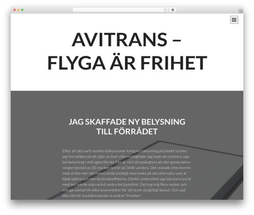 Intergalactic theme WordPress - avitrans.se
