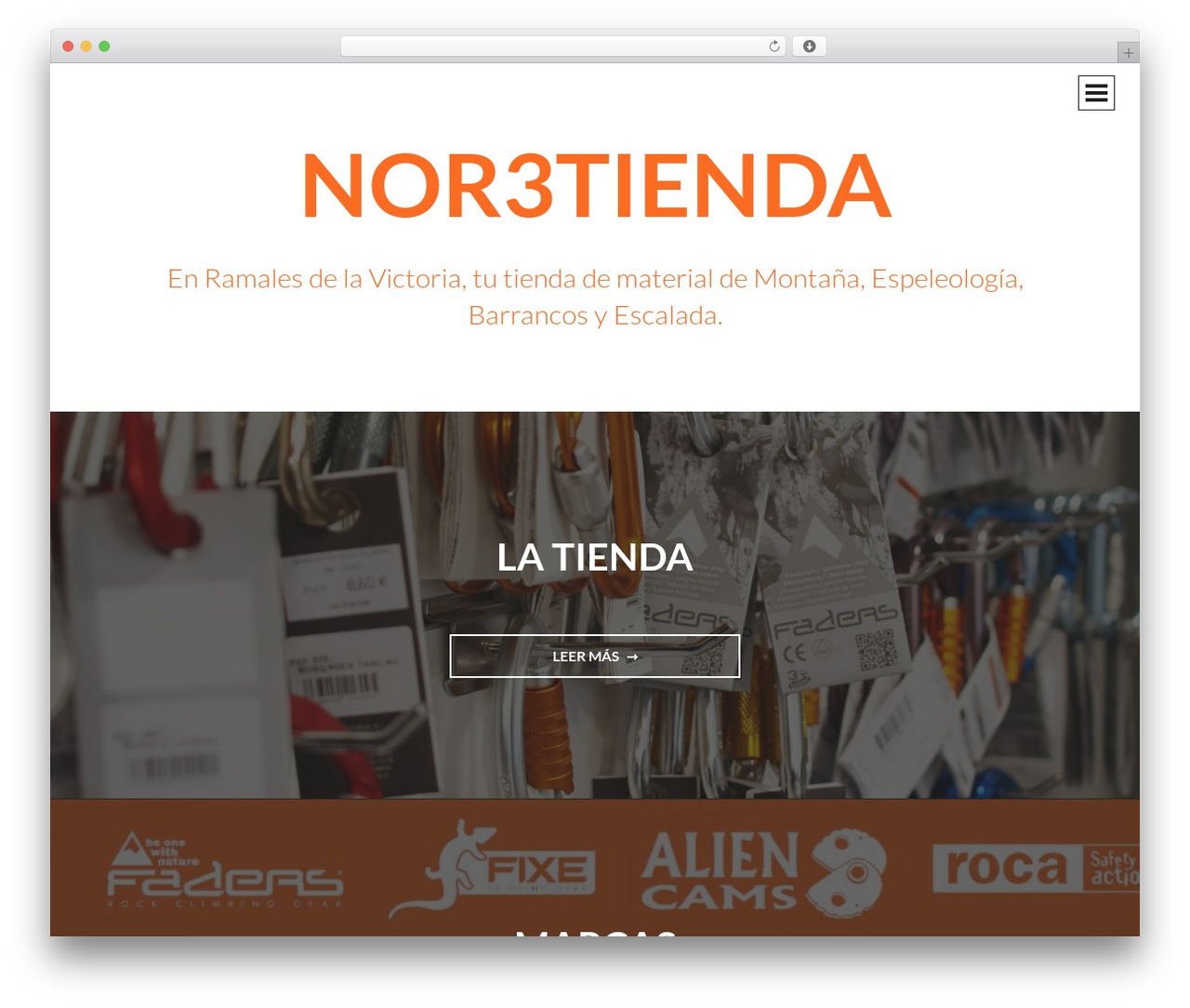 Intergalactic WordPress theme design - nor3tienda.com