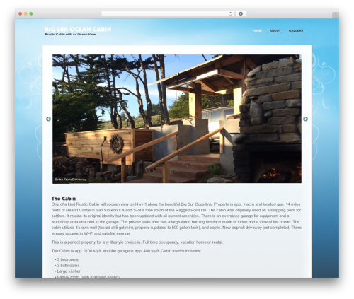 Simplicius theme WordPress - oceancabincentralca.com