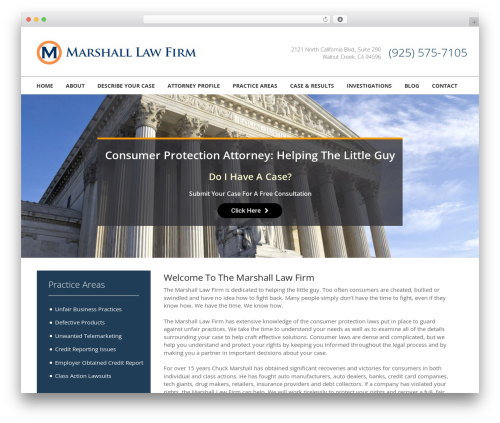 Template-2 WordPress theme - marshall-law-firm.com