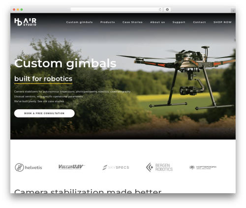Theme WordPress Squadrone - hdairstudio.com