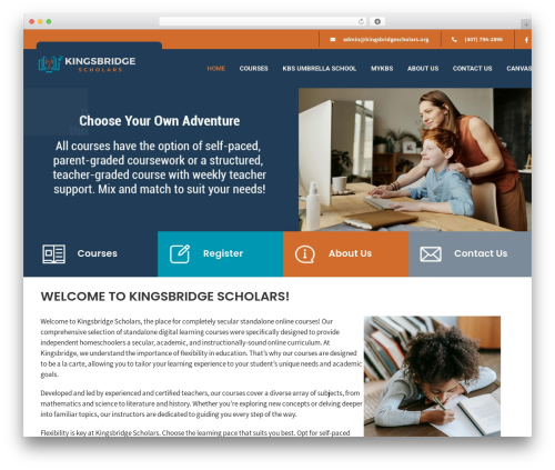 WordPress theme Learning Point Pro - kingsbridgescholars.org