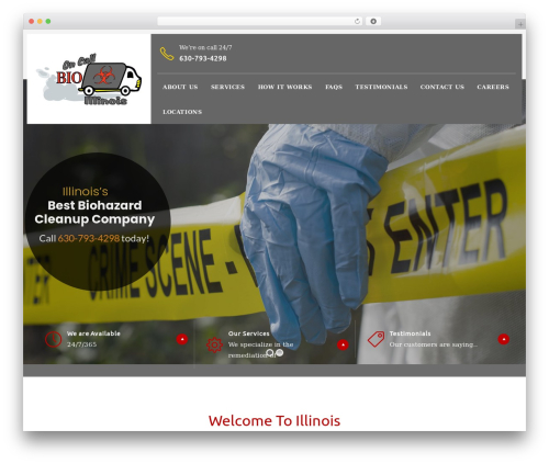 Cleanco WordPress theme - oncallbioillinois.com