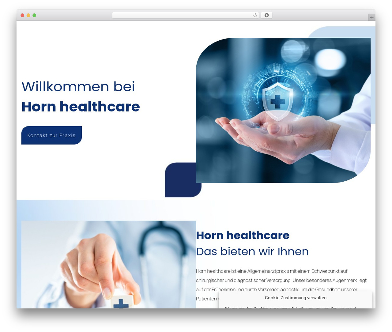 Constructor WordPress theme - horn-healthcare.de
