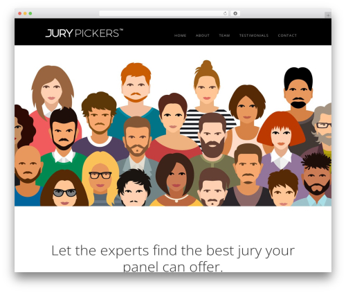 Genesis WordPress theme - jurypickers.com