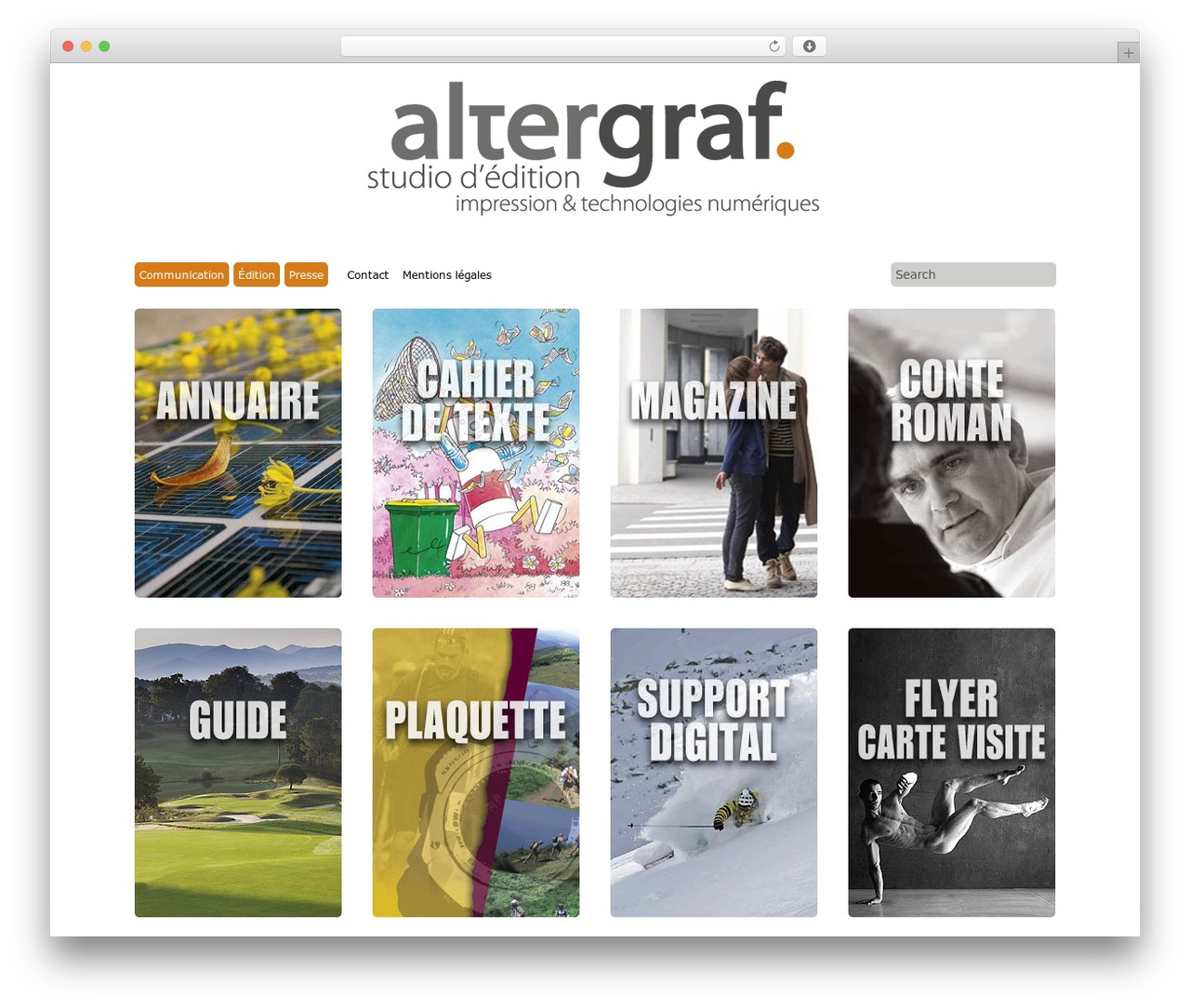 Grid Theme Responsive WordPress website theme - altergraf.com