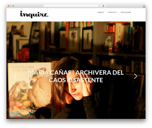 Magg Responsive WordPress Theme WordPress theme - inquiremag.com