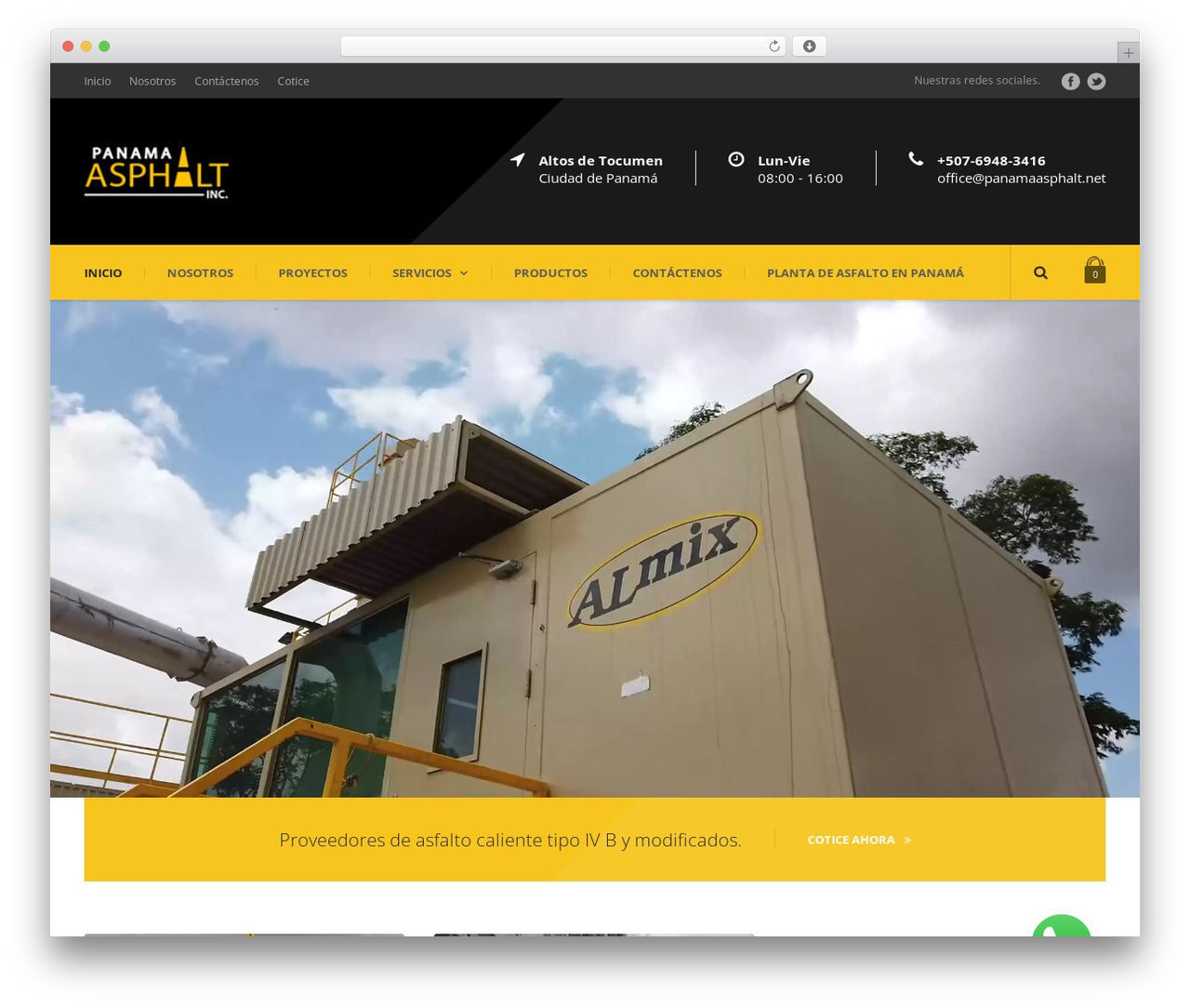 Mega Project WordPress theme - panamaasphalt.com Mega Project WordPress theme - panamaasphalt.com
