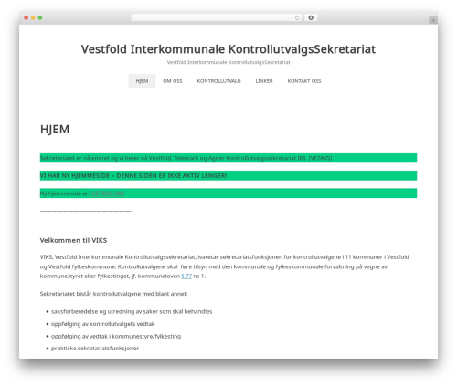 Noto Simple best free WordPress theme - viksre.no