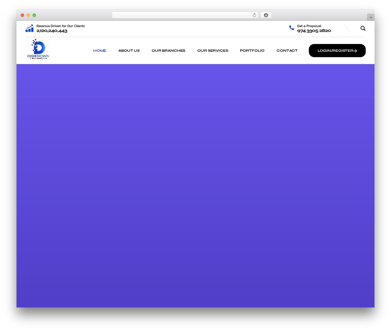 Numerique WordPress theme - digiknown.com.co