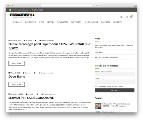 Opstore WordPress store theme - termoacustica.net
