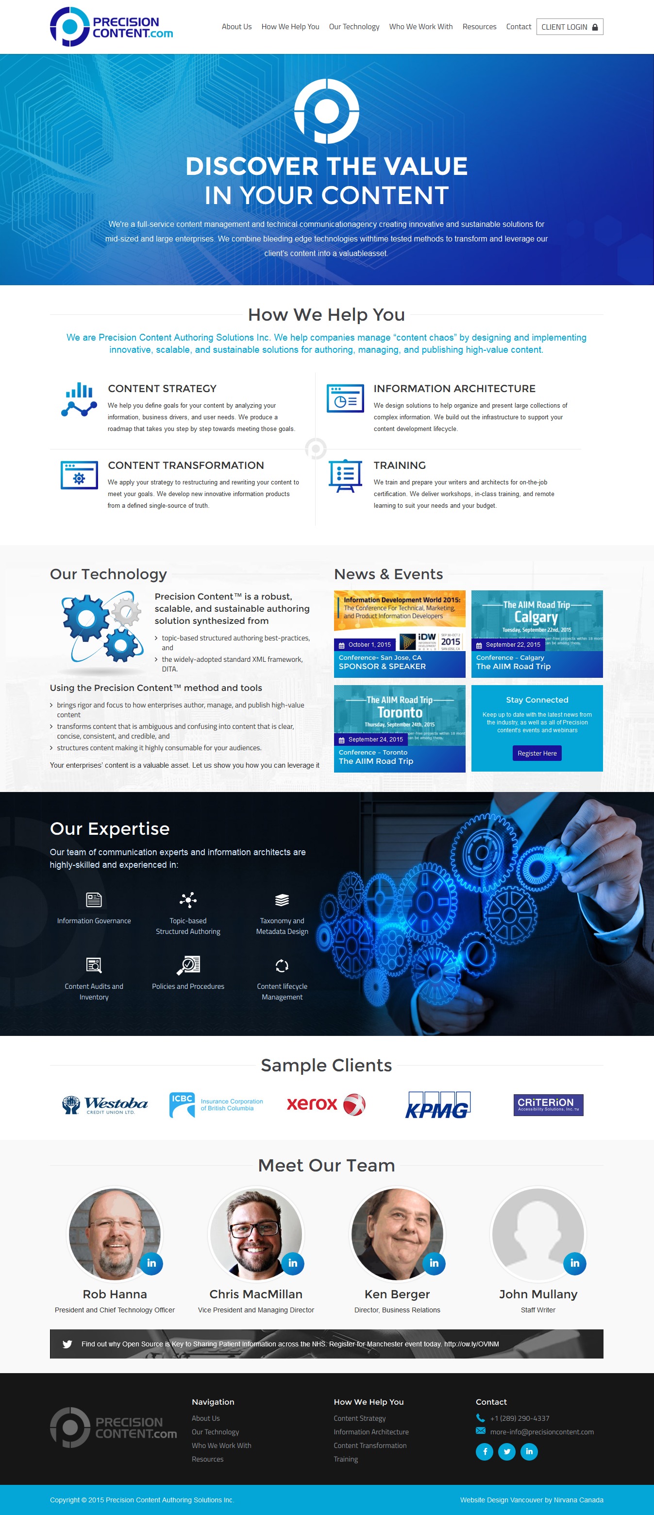 Precision HTML5 WordPress theme by Nirvana