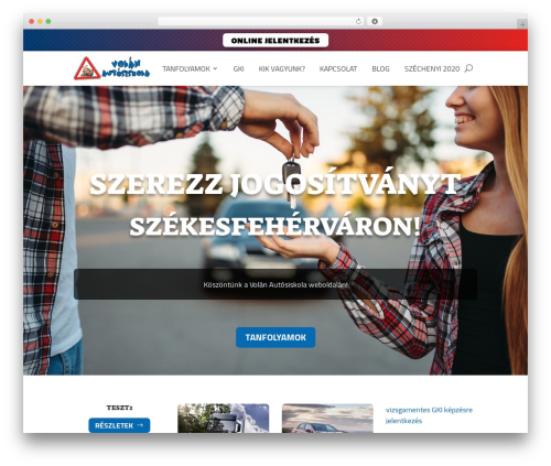 Table for divi WordPress plugin - volanautosiskola.hu