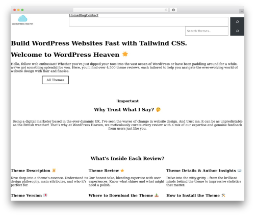 Website builder WordPress plugin - wordpressheaven.com